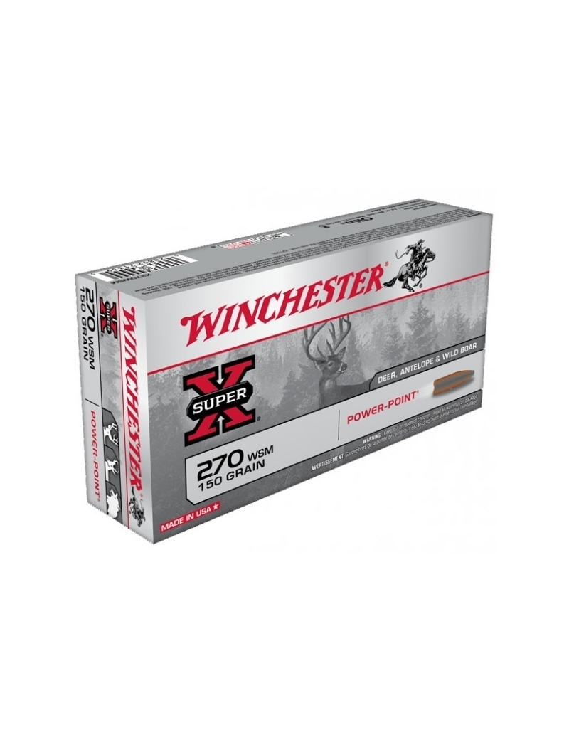 Winchester 270 WSM power max bonded 130gr