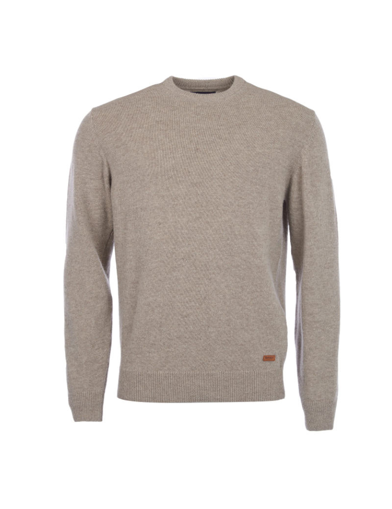 Pull Barbour Patch Crew Stone Beige