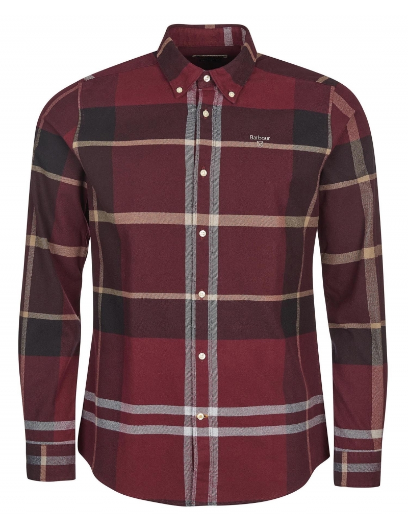 Chemise Barbour Iceloch Winter red